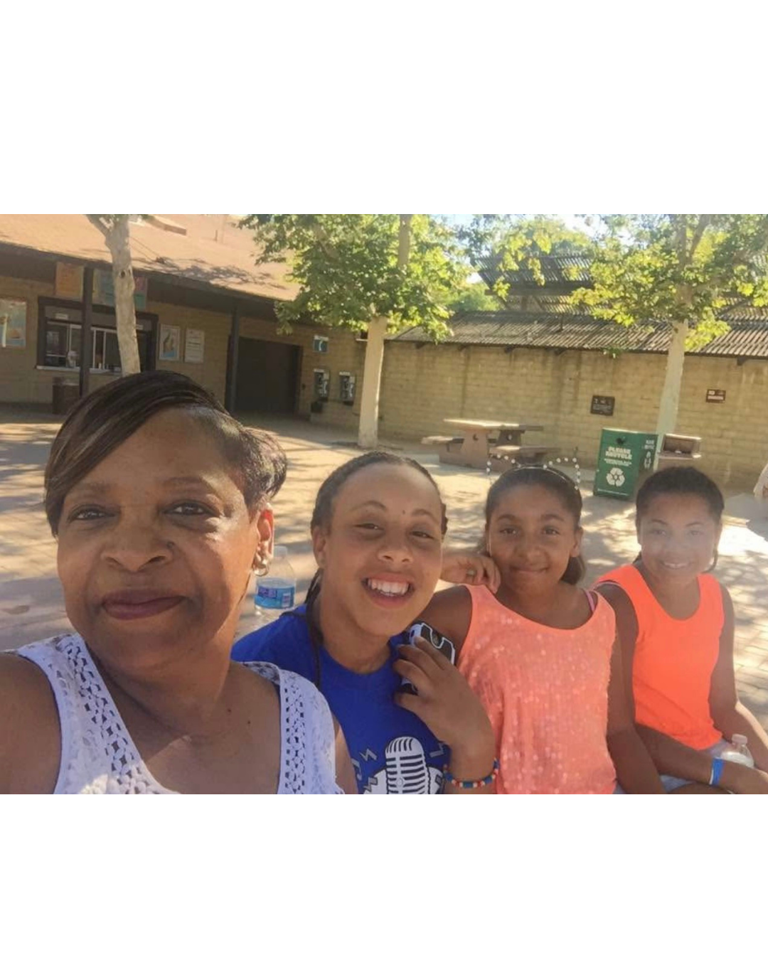 Jazzie with family at Contra Loma Regional Park